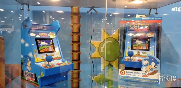 CES2026世嘉授权迷你街机机台亮相! 预计今年4月发货(图1) 游侠网1