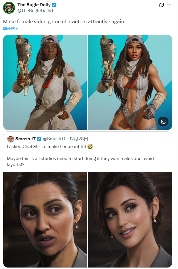 玩家用AI美化《星鸣特攻》黑人女角 变女神了