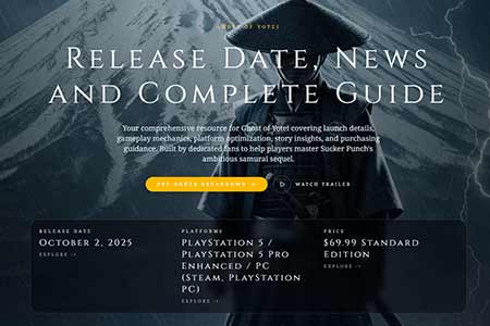 粉丝自制《羊蹄山》网站：游戏将于第二季度登陆PC！