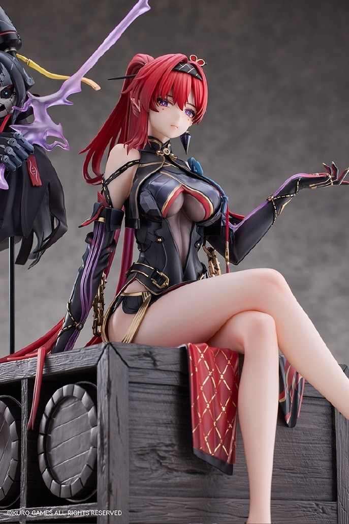 高跟白嫩大长腿！《鸣潮》吟霖全新1/6手办公开