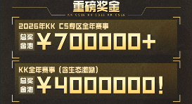 70w奖池!KK官方对战平台CS1.6 2026年赛年正式开启!(图6) 70w奖池!KK官方对战平台CS1.6 2026年赛年正式开启!