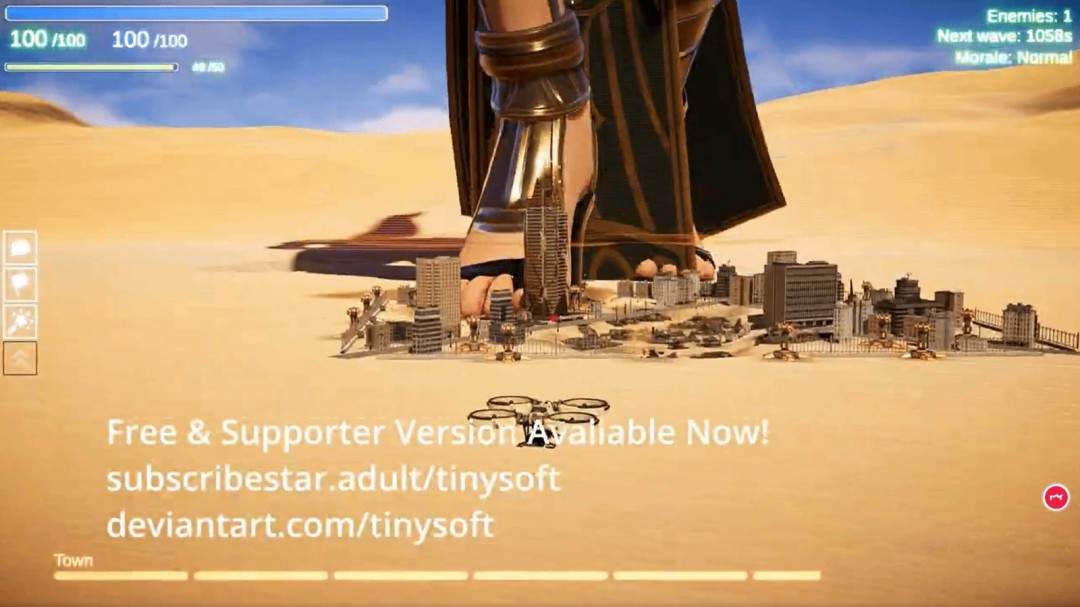 女巨人游戏《Size Warfare》更新 新招式来了