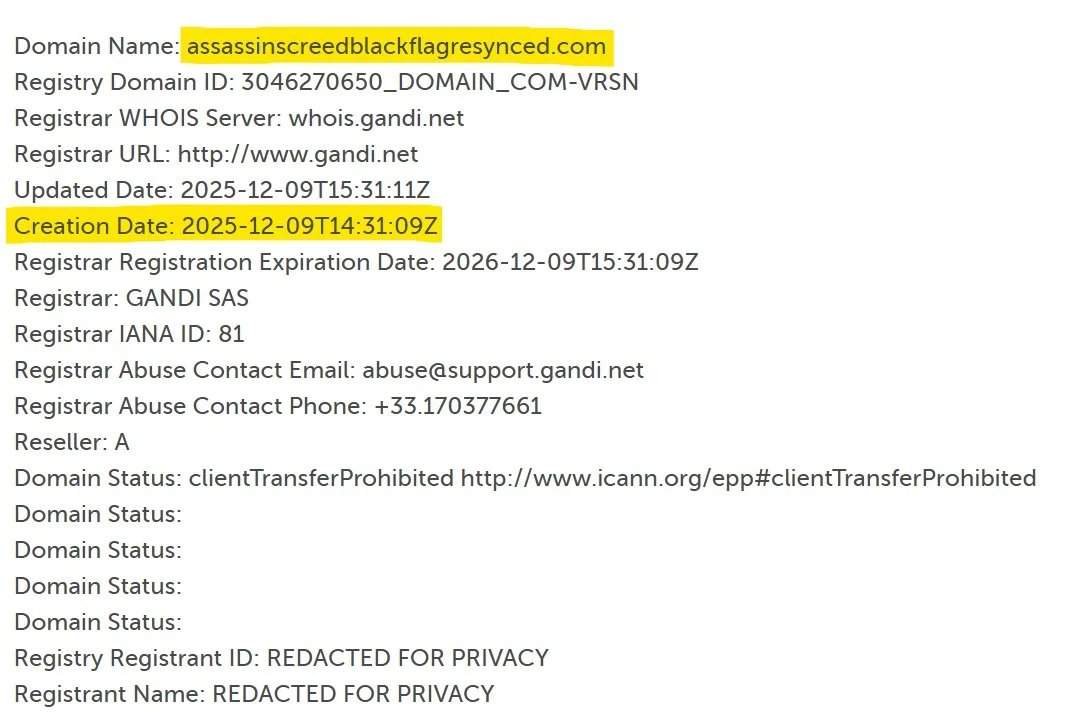 实锤加码!《刺客信条:黑旗》重制版域名被挖出(图2) 实锤加码!《刺客信条:黑旗》重制版域名被挖出