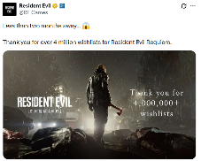 《生化危机9》新里程碑:愿望单人数破400万(图1) 《生化危机9》新里程碑:愿望单人数破400万