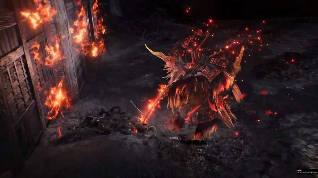 《仁王3》新实机 主角大战妖怪化Boss山县昌景