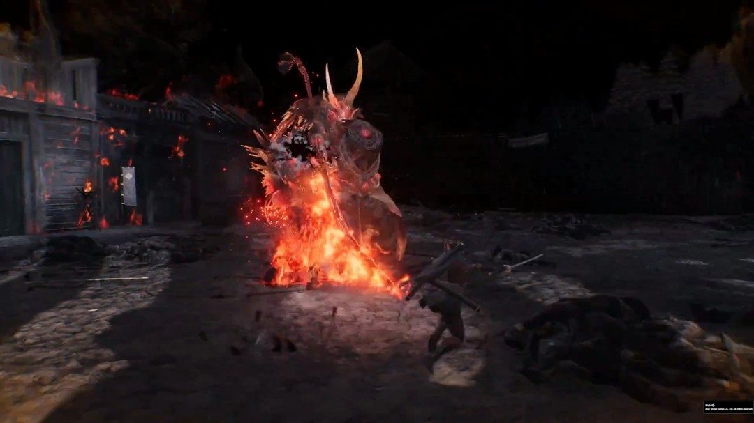 《仁王3》新实机 主角大战妖怪化Boss山县昌景