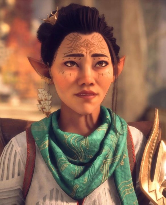 玩家AI爆改《龙腾世纪4》丑女角色:大妈变美女!(图5) 游侠网5