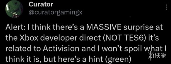Xbox开发者直面会将迎动视相关惊喜! 神秘提示引热议(图1) 游侠网1