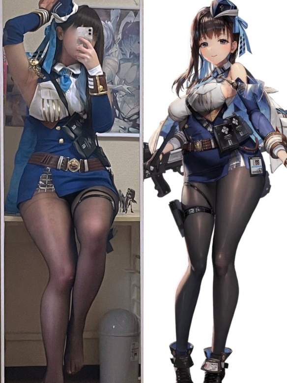 一个比一个性感!女画师“COS自己画的角色”掀起风潮(图3) 游侠网3