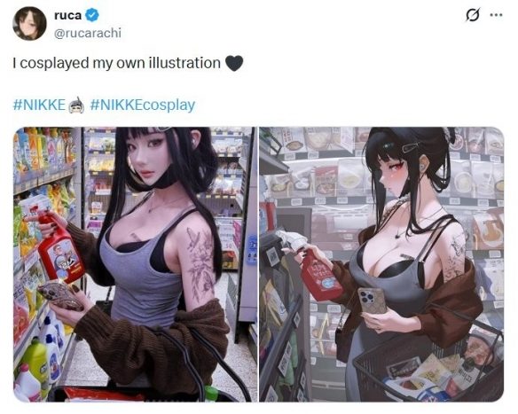 一个比一个性感!女画师“COS自己画的角色”掀起风潮(图6) 游侠网6