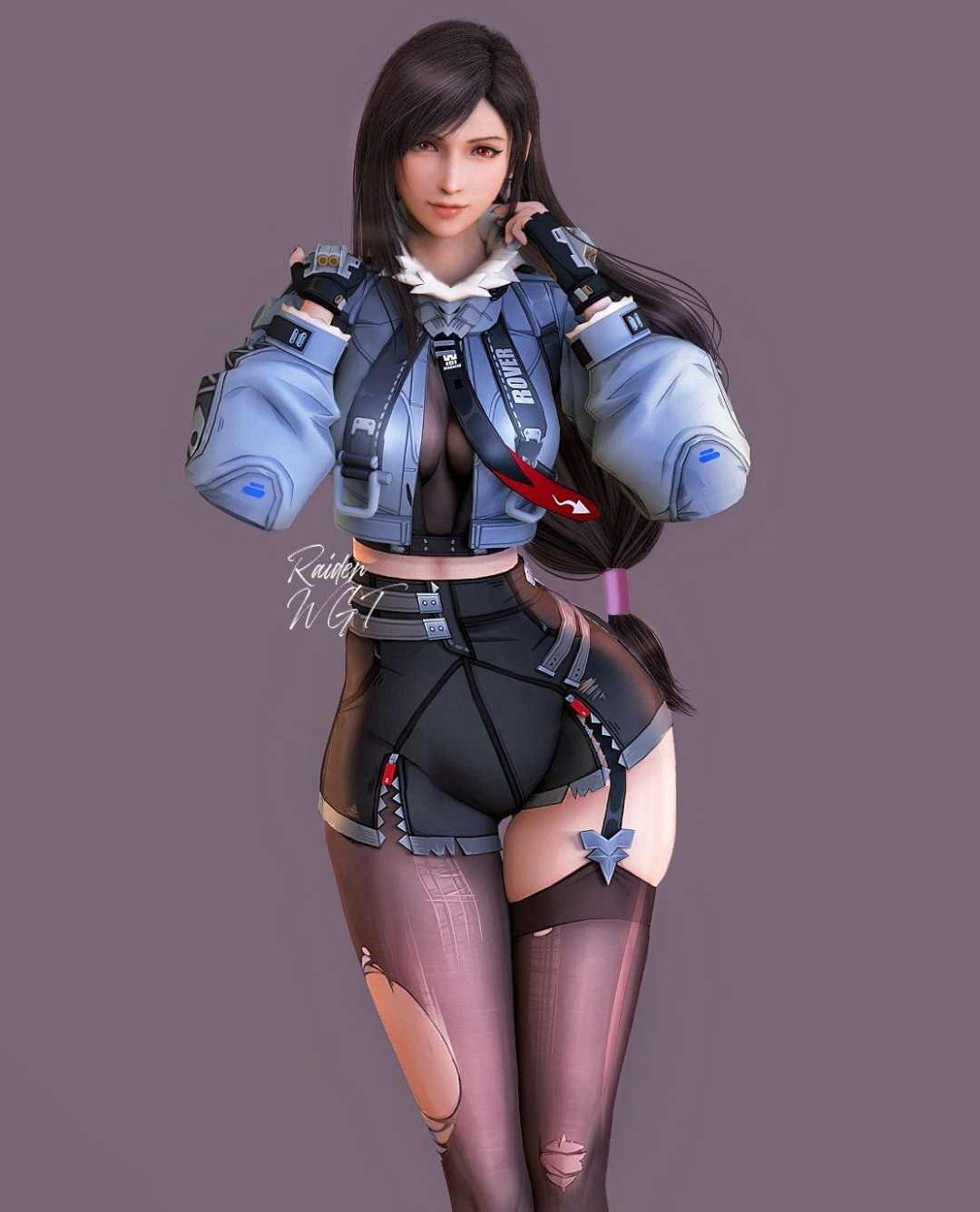 《最终幻想7》蒂法新3D美图 性感诱惑让人难把持