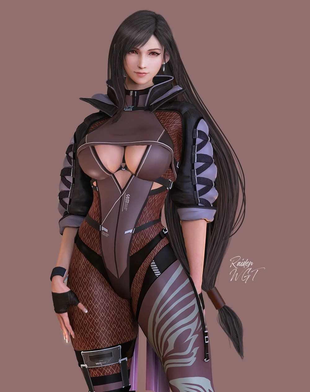 《最终幻想7》蒂法新3D美图 性感诱惑让人难把持