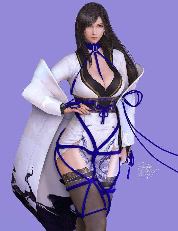 《最终幻想7》蒂法新3D美图 性感诱惑让人难把持