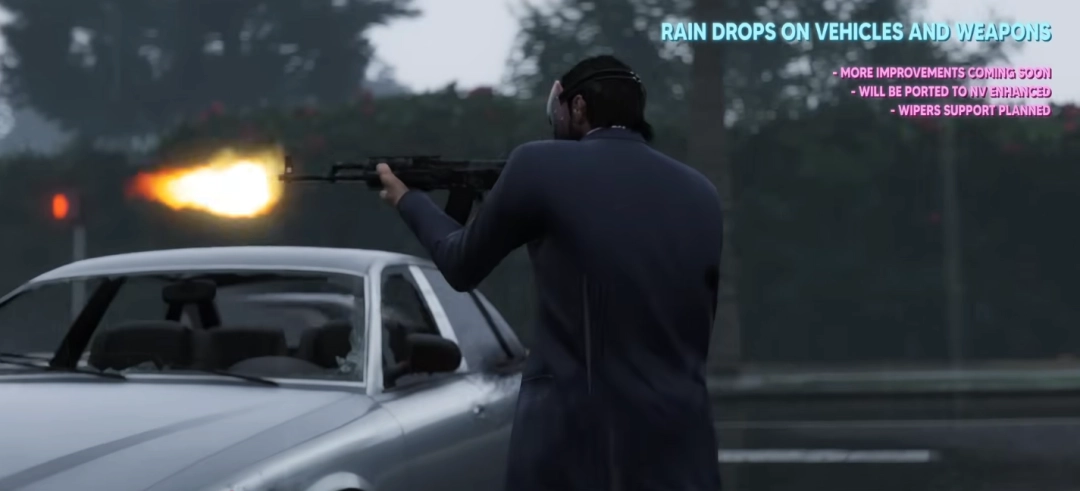 《GTA5》画面增强模组发布新版本：全新光影与天气效果！