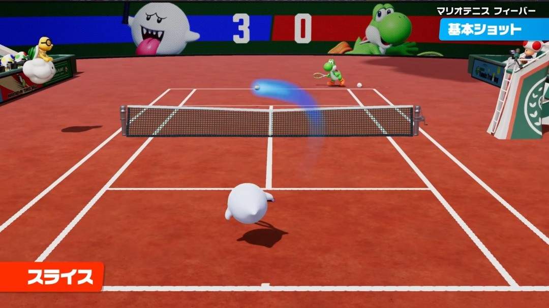 《马里奥网球:狂热》实机介绍发布!2月12日登陆Switch 2(图3) 《马里奥网球:狂热》实机介绍发布!2月12日登陆Switch 2