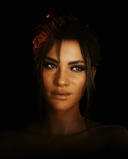 玩家为《赛博朋克2077》女角色卸妆:素颜好像更美了!(图1) 游侠网1