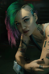 玩家为《赛博朋克2077》女角色卸妆:素颜好像更美了!(图3) 游侠网3