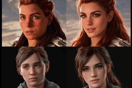 知名推主晒AI改造索尼游戏女主! 玩家集体直呼太违和