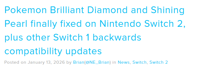 任天堂Switch 2系统新补丁上线 玩家反馈多款游戏问题得到修复(图2) 任天堂Switch 2系统新补丁上线 玩家反馈多款游戏问题得到修复