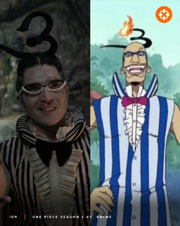 《海贼王》真人剧第二季和动画对比:薇薇公主变黑人!(图2) 游侠网2