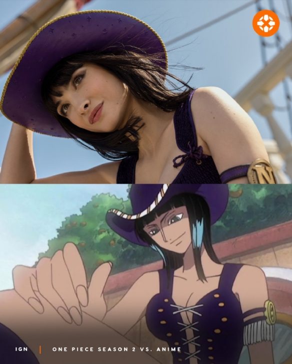 《海贼王》真人剧第二季和动画对比:薇薇公主变黑人!(图4) 游侠网4