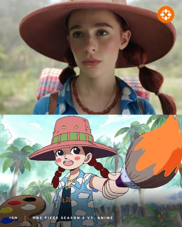 《海贼王》真人剧第二季和动画对比:薇薇公主变黑人!(图5) 游侠网5