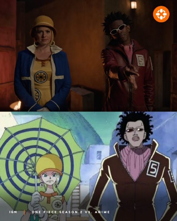 《海贼王》真人剧第二季和动画对比:薇薇公主变黑人!(图6) 游侠网6