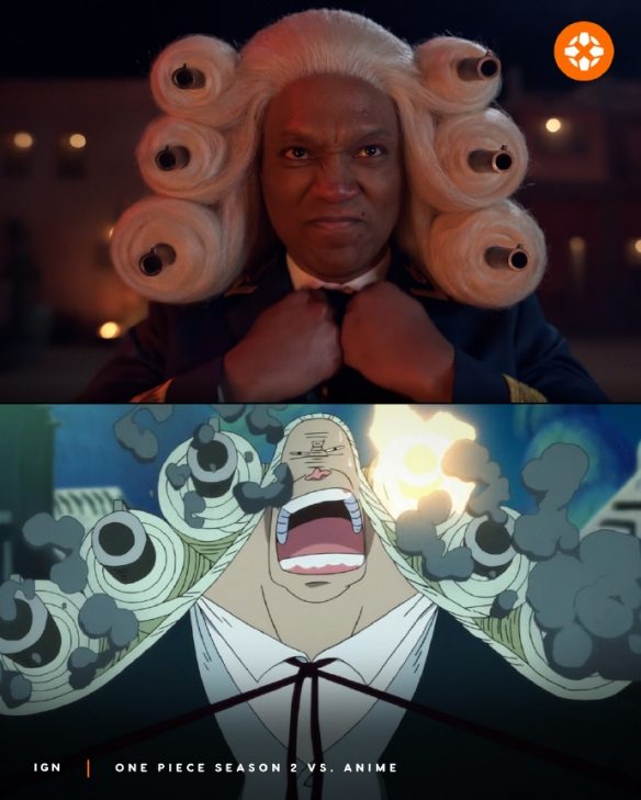 《海贼王》真人剧第二季和动画对比:薇薇公主变黑人!(图7) 游侠网7