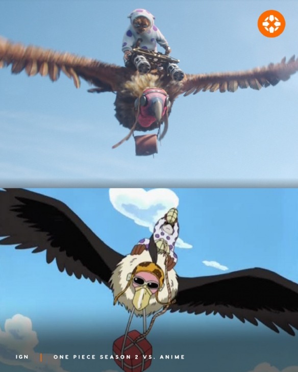 《海贼王》真人剧第二季和动画对比:薇薇公主变黑人!(图8) 游侠网8