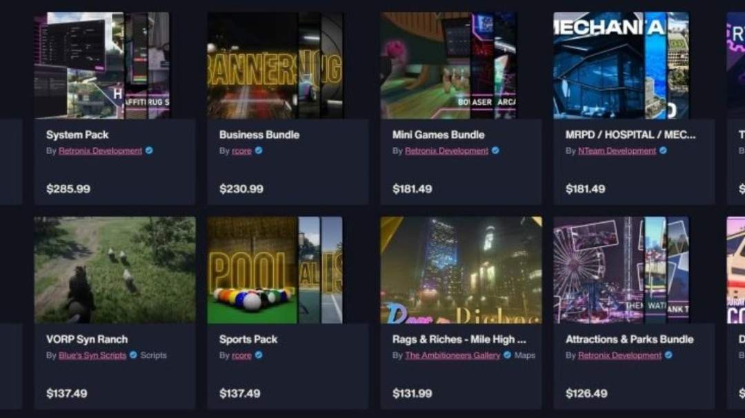 R星推出官方MOD商店 最高捆绑包售价数百美元(图3) R星推出官方MOD商店 最高捆绑包售价数百美元