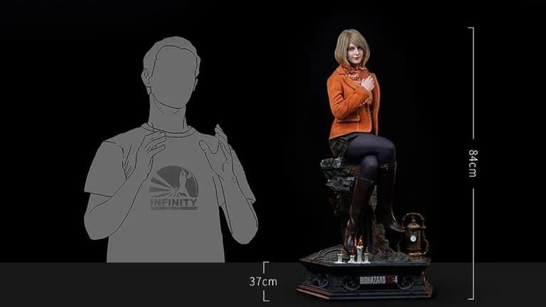 《生化危机4》阿什莉雕像赏：形象逼真 售价贵