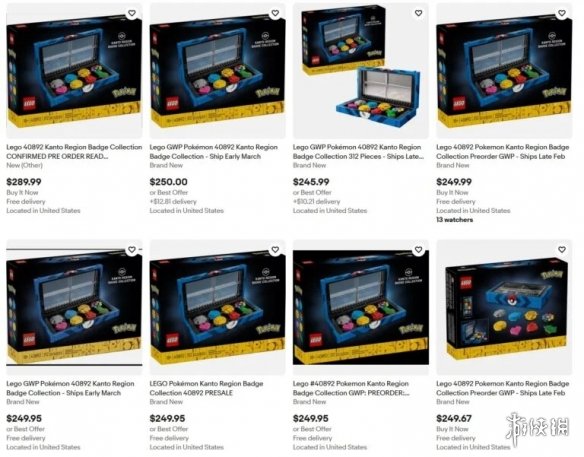 免费赠品卖300刀 乐高《宝可梦》徽章遭外国黄牛疯炒(图3) 游侠网3