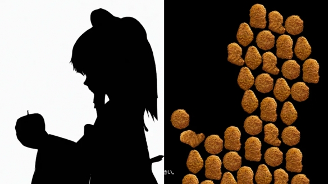 日本麦当劳又玩“东方”梗!鸡块排成“Bad Apple!!”(图1) 游侠网1