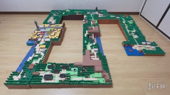 大神手搓《宝可梦》第二世代城都地区微缩立体地图(图2) 游侠网2