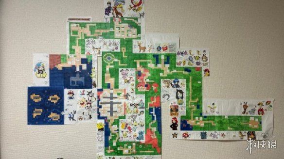 大神手搓《宝可梦》第二世代城都地区微缩立体地图(图1) 游侠网1