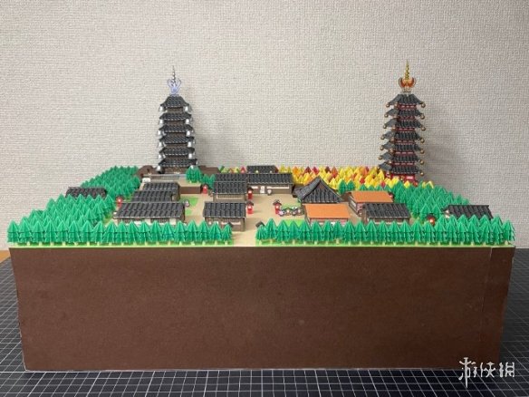 大神手搓《宝可梦》第二世代城都地区微缩立体地图(图8) 游侠网8