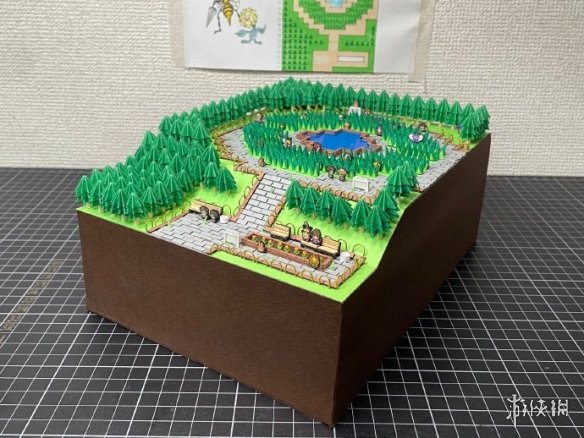 大神手搓《宝可梦》第二世代城都地区微缩立体地图(图13) 游侠网13