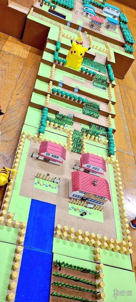 大神手搓《宝可梦》第二世代城都地区微缩立体地图(图26) 游侠网26