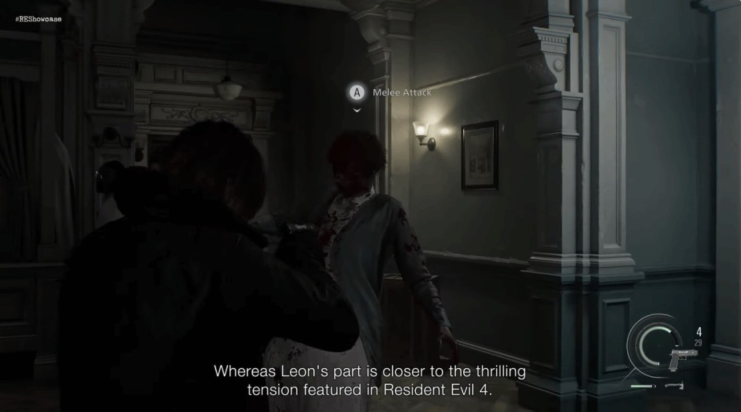 《生化危机9》里昂新实机演示 双主角有不同体验