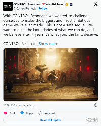 Remedy官宣:《控制Resonan》成其史上最具野心之作(图2) 游侠网2