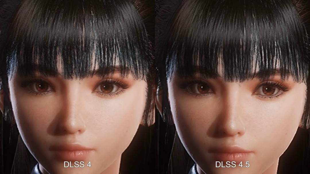 《剑星》DLSS4.5实机演示对比：头发丝更清晰自然了！