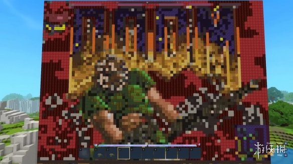 类MC新作复活在即 大神已在里面运行起《DOOM》(图4) 游侠网4