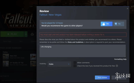 实锤?《辐射3》《新维加斯》重制版Steam后台数据bug(图3) 游侠网3