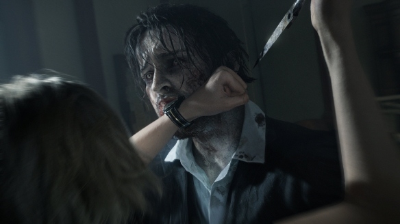 《生化危机9:安魂曲》全新4K截图:里昂电锯穿膛丧尸(图6) 游侠网6