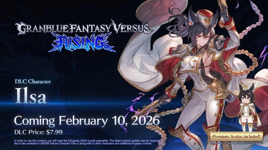 《碧蓝幻想Versus:崛起》新角色伊尔莎公布(图2) 《碧蓝幻想Versus:崛起》新角色伊尔莎公布