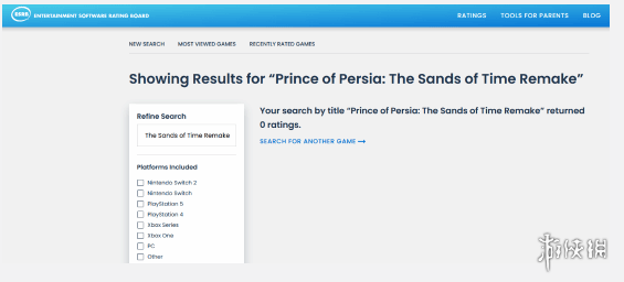 发售生变?《波斯王子:时之砂RE》ESRB评级竟被删了(图3) 游侠网3