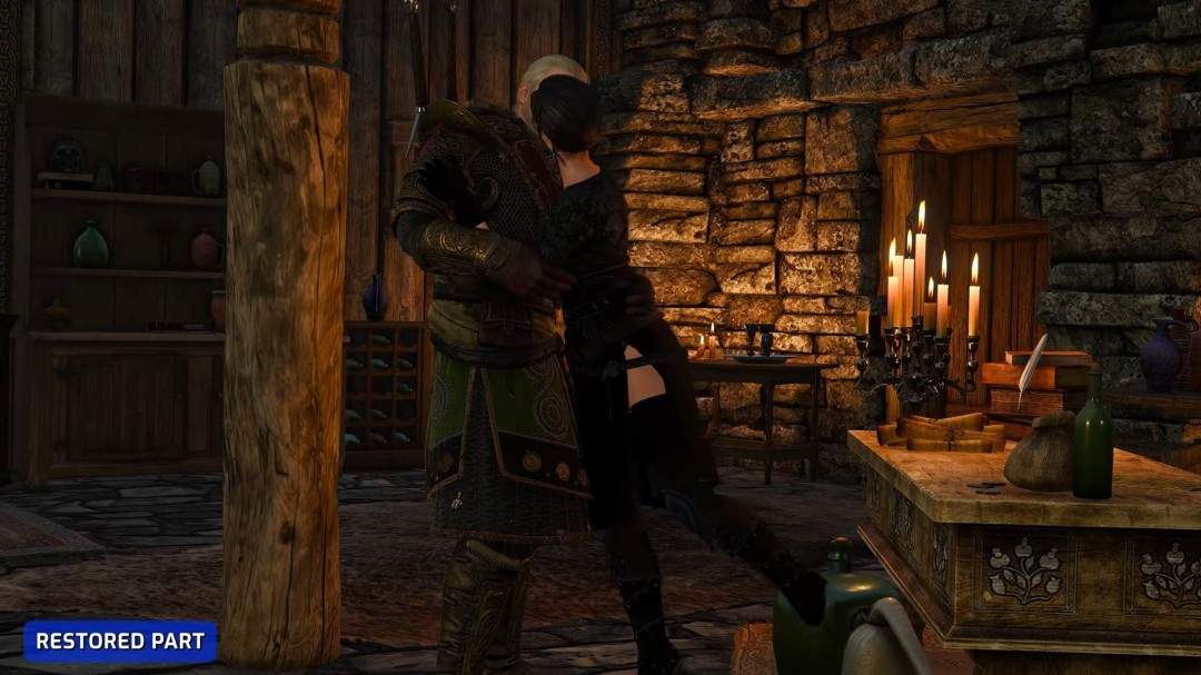 玩家复原《巫师3》删减剧情 包含叶奈法浪漫桥段